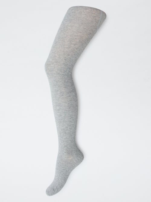 Confezione da 2 paia di collant caldi tinta unita - Kiabi