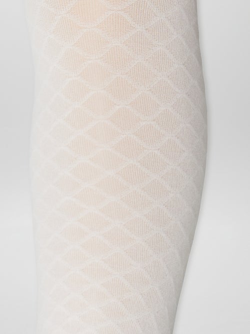 Confezione da 2 paia di collant leggeri fantasia - Kiabi