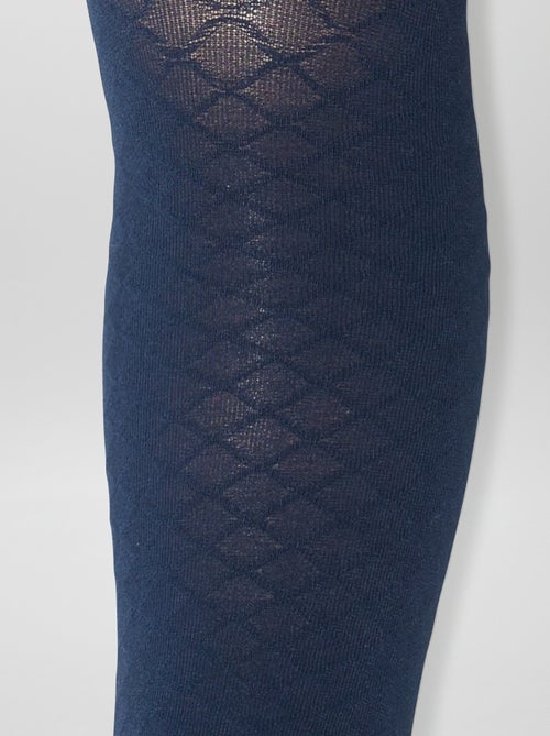 Confezione da 2 paia di collant leggeri fantasia - Kiabi