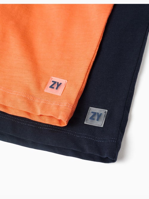 Confezione da 2 pantaloncini in cotone con coulisse - Kiabi