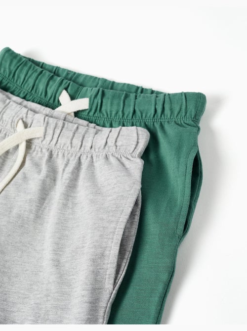 Confezione da 2 pantaloncini in cotone con coulisse - Kiabi