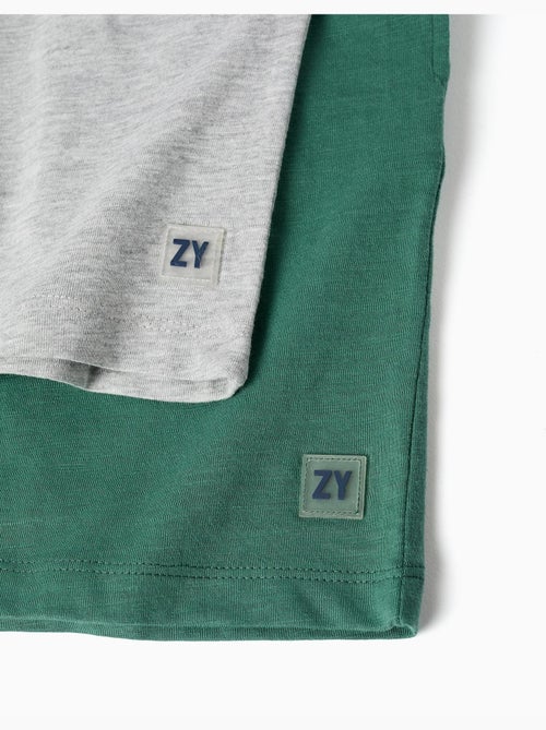 Confezione da 2 pantaloncini in cotone con coulisse - Kiabi