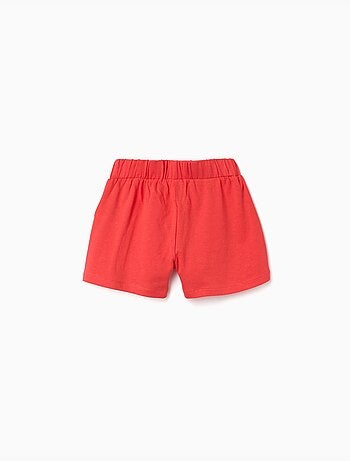 Confezione da 2 pantaloncini in cotone lisci e stampati