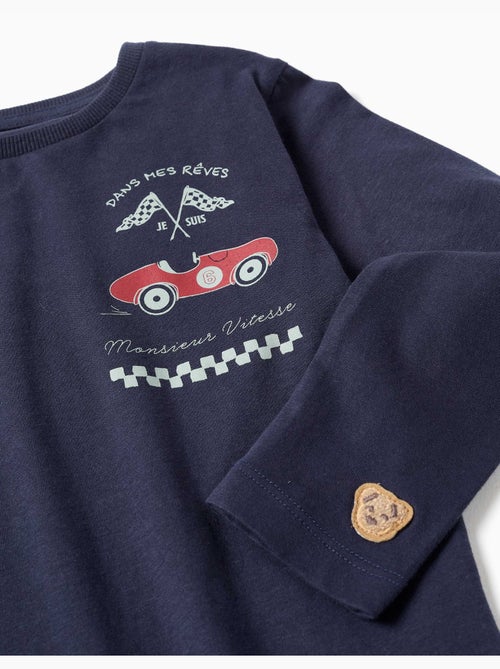 Confezione da 2 pigiama lunghi in cotone con stampe di auto - Kiabi Confezione da 2 pigiama lunghi in cotone con stampe di auto - Kiabi