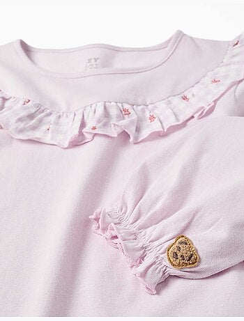 Confezione da 2 pigiama lunghi in cotone con stampe floreali