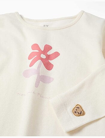 Confezione da 2 pigiama lunghi in cotone con stampe floreali