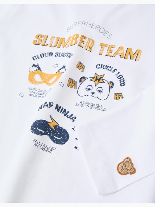 Confezione da 2 pigiami corti/lunghi in cotone con stampe - Kiabi