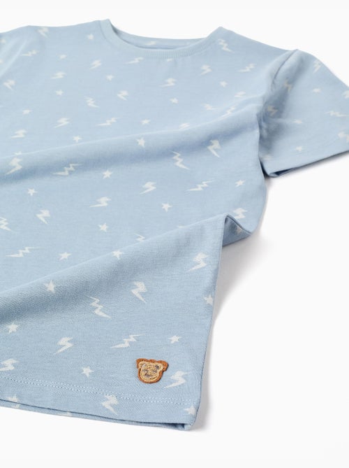 Confezione da 2 pigiami corti/lunghi in cotone con stampe - Kiabi