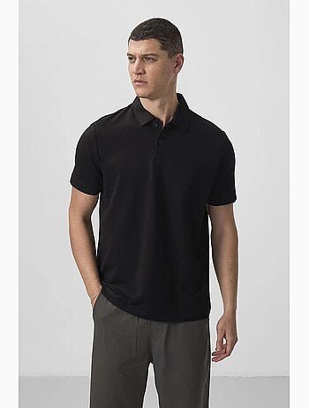 Polo da uomo in cotone ed elastan tommy