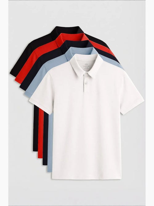 Confezione da 2 polo cotone elastan tommy - Kiabi Confezione da 2 polo cotone elastan tommy - Kiabi