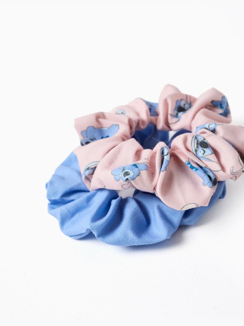 Confezione da 2 scrunchies con Stitch Blu Blu - Kiabi
