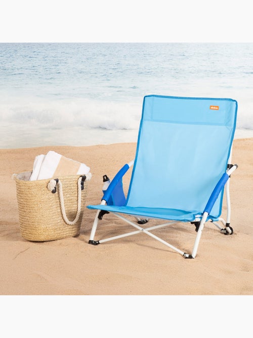 Confezione da 2 sedie da spiaggia basse fisse, 50x49x66 cm, - Kiabi Confezione da 2 sedie da spiaggia basse fisse, 50x49x66 cm, - Kiabi