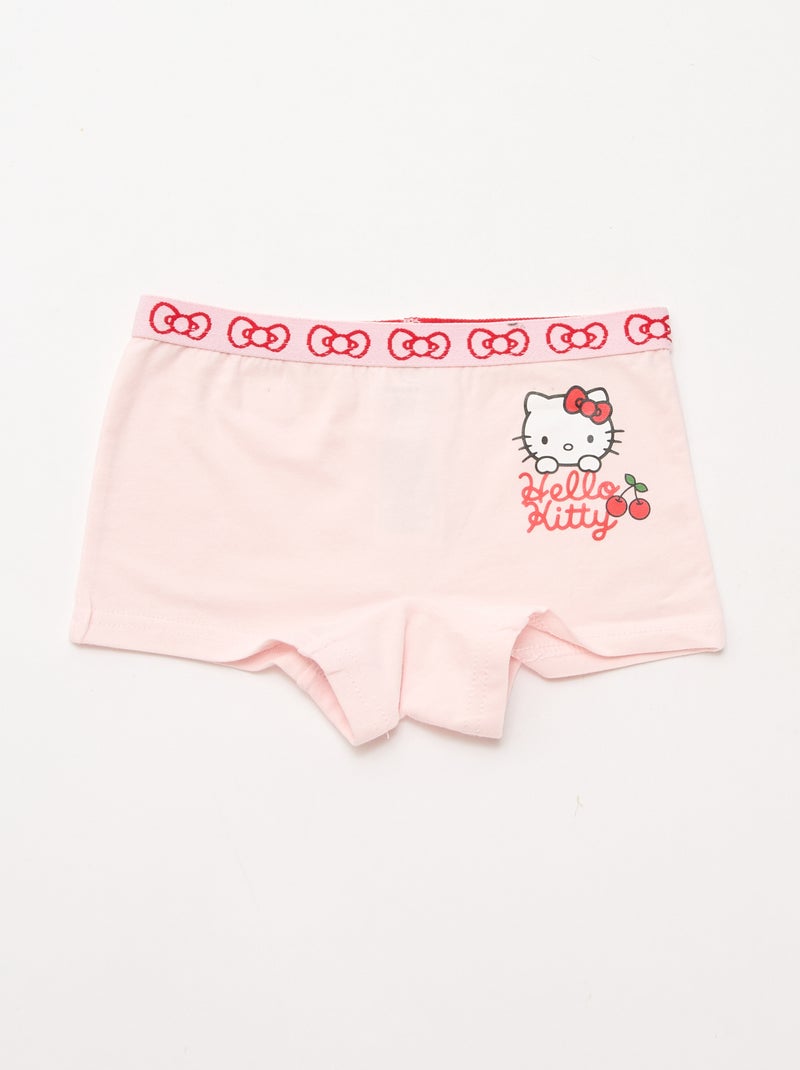 Confezione da 2 shorty 'Hello Kitty' Rosso - Kiabi