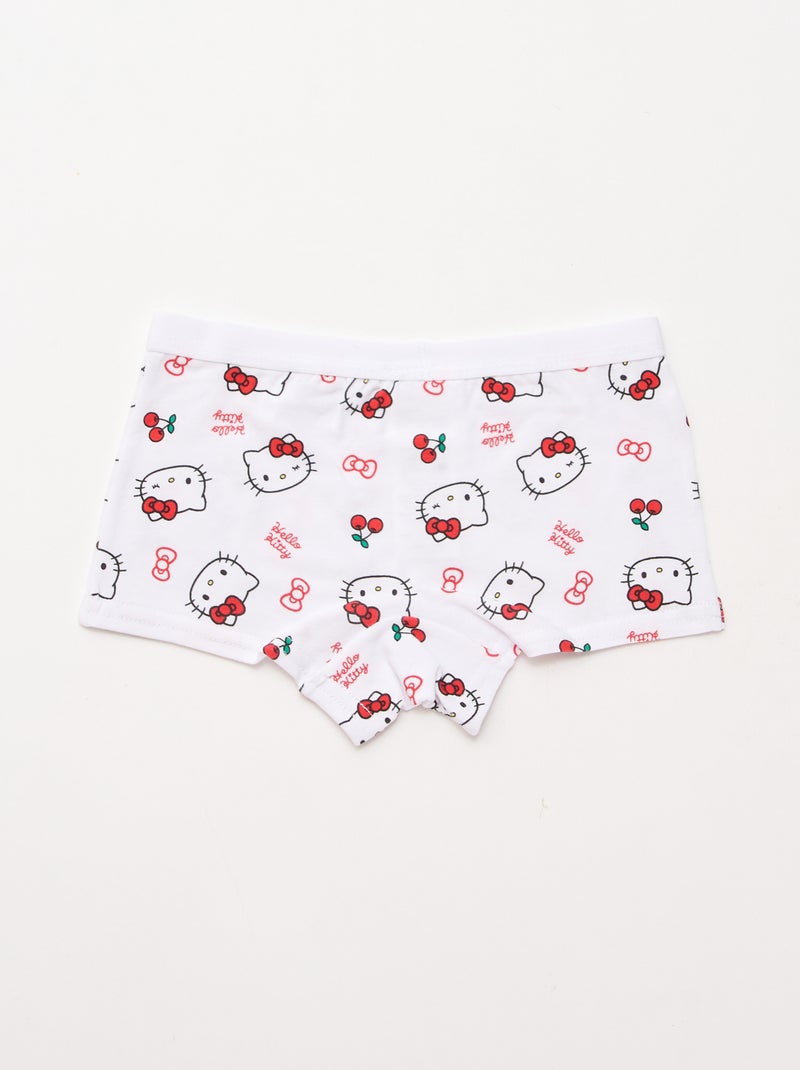 Confezione da 2 shorty 'Hello Kitty' Rosso - Kiabi