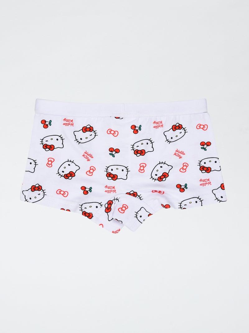 Confezione da 2 shorty 'Hello Kitty' Rosso - Kiabi