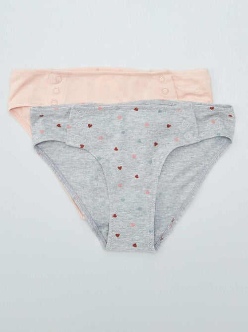 Confezione da 2 slip - collezione facile da indossare - Kiabi