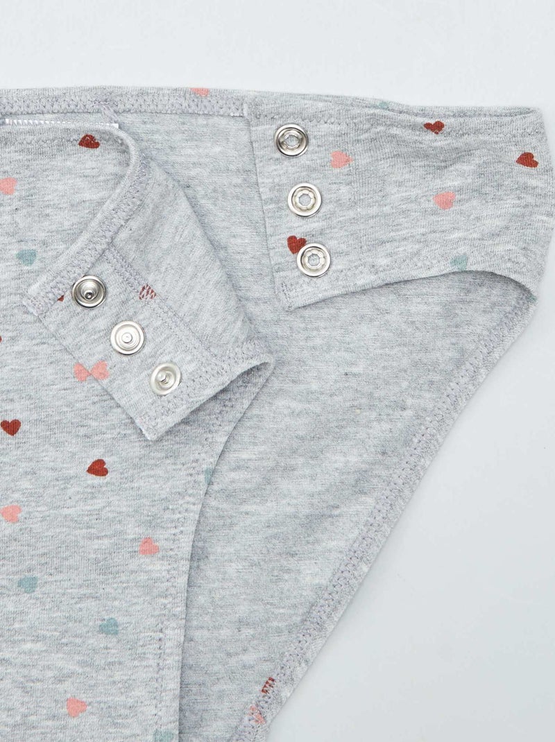 Confezione da 2 slip - collezione facile da indossare GRIGIO - Kiabi