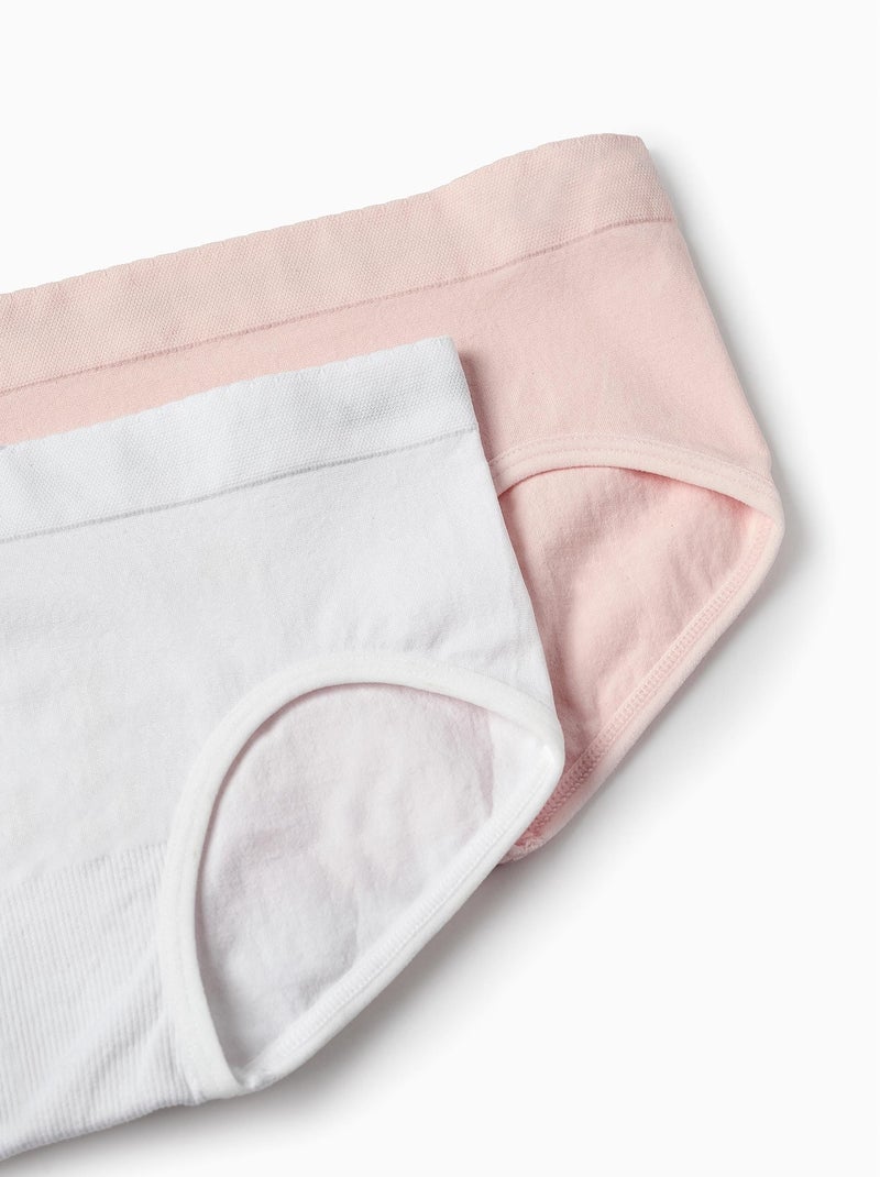 Confezione da 2 slip hipster in microfibra Multicolore - Kiabi