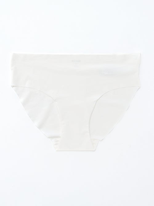 Confezione da 2 slip invisibili in microfibra - Kiabi