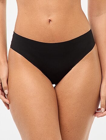 Confezione da 2 slip invisibili in microfibra