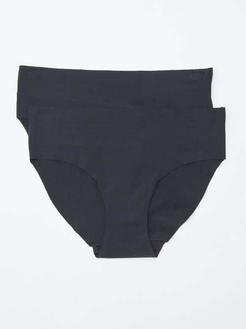 Confezione da 2 slip invisibili in microfibra - Kiabi