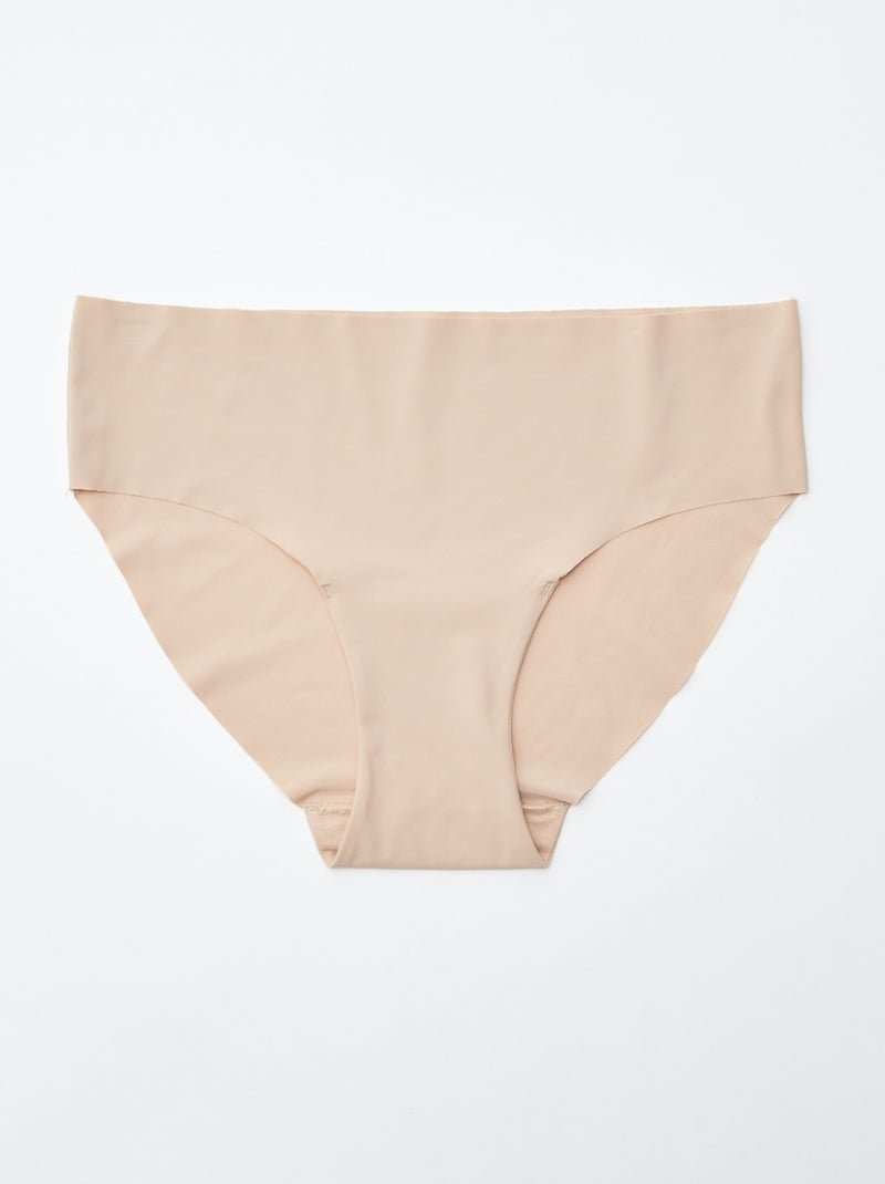 Confezione da 2 slip invisibili in microfibra ROSA - Kiabi