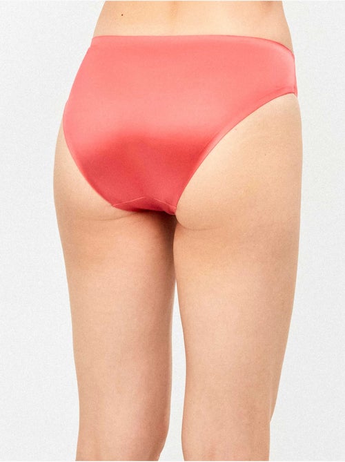 Confezione da 2 slip senza cuciture in tessuto microfibra satinato - Kiabi Confezione da 2 slip senza cuciture in tessuto microfibra satinato - Kiabi