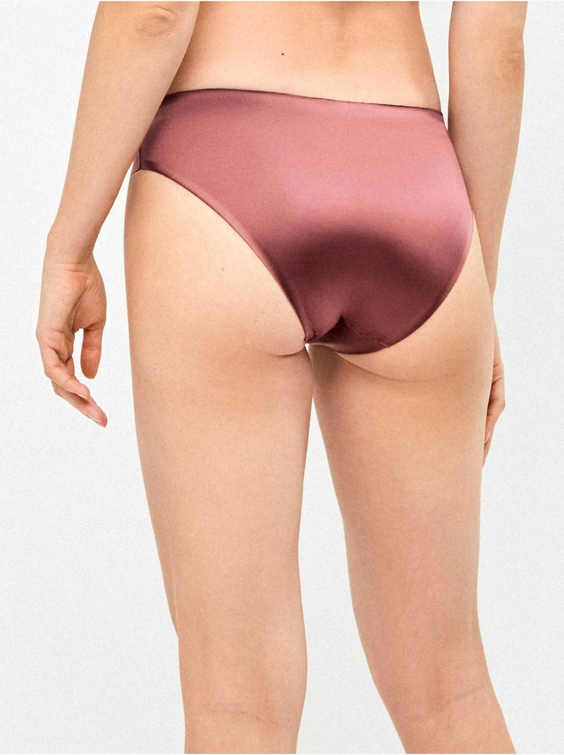 Confezione da 2 slip senza cuciture in tessuto microfibra satinato Multicolore - Kiabi