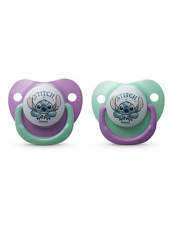 Confezione da 2 succhietti anatomici in silicone Disney Baby Lilo & Stitch 6M+