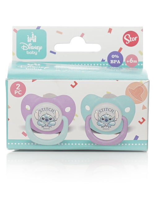 Confezione da 2 succhietti anatomici in silicone Disney Baby Lilo & Stitch 6M+ - Kiabi