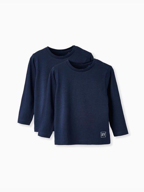 Confezione da 2 T-shirt a manica lunga - Kiabi