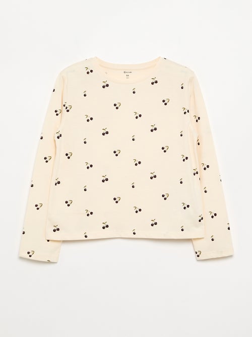 Confezione da 2 T-shirt a maniche lunghe - Kiabi Confezione da 2 T-shirt a maniche lunghe - Kiabi
