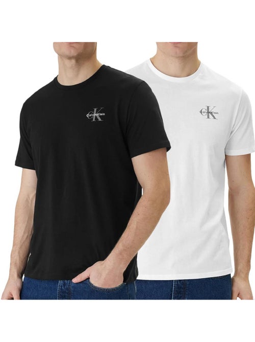 Confezione da 2 T-shirt Calvin Klein Jeans da uomo, , modello - Kiabi Confezione da 2 T-shirt Calvin Klein Jeans da uomo, , modello - Kiabi