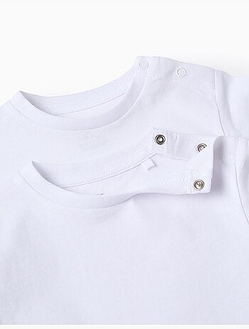 Confezione da 2 T-shirt di cotone semplice
