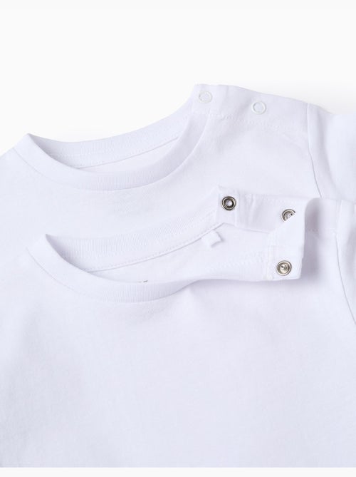 Confezione da 2 T-shirt di cotone semplice - Kiabi