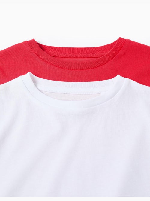 Confezione da 2 T-shirt in cotone a manica lunga - Kiabi