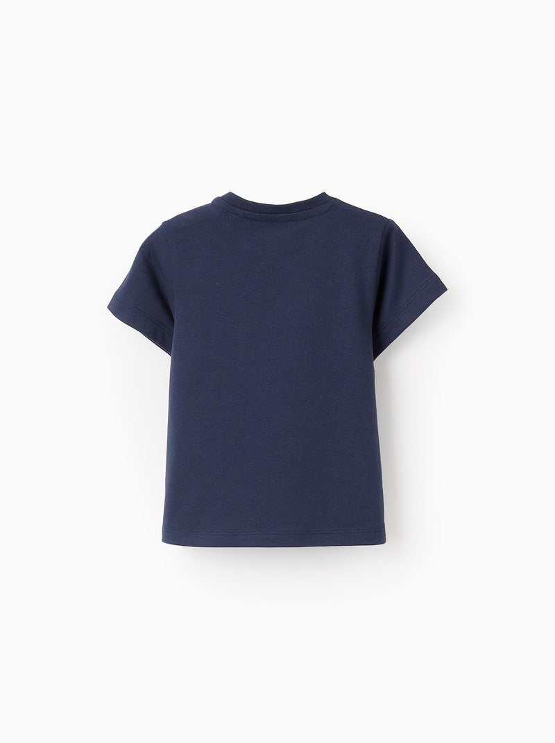 Confezione da 2 T-shirt in cotone semplice Blu scuro - Kiabi