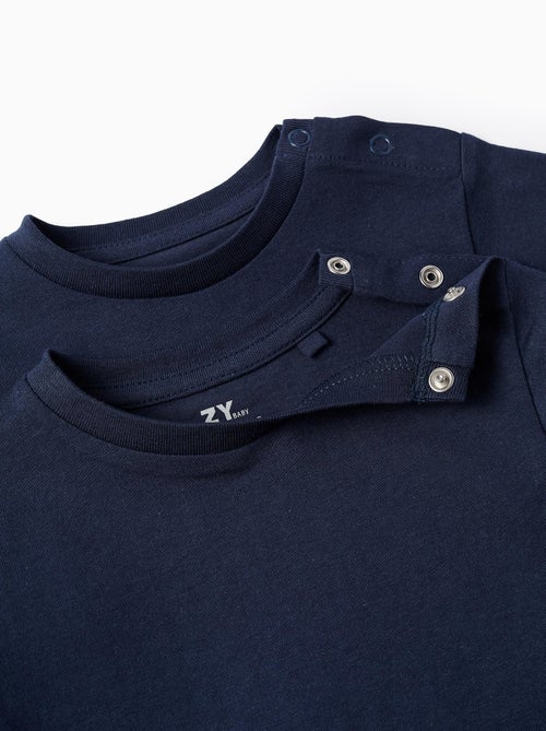 Confezione da 2 T-shirt in cotone semplice - Kiabi