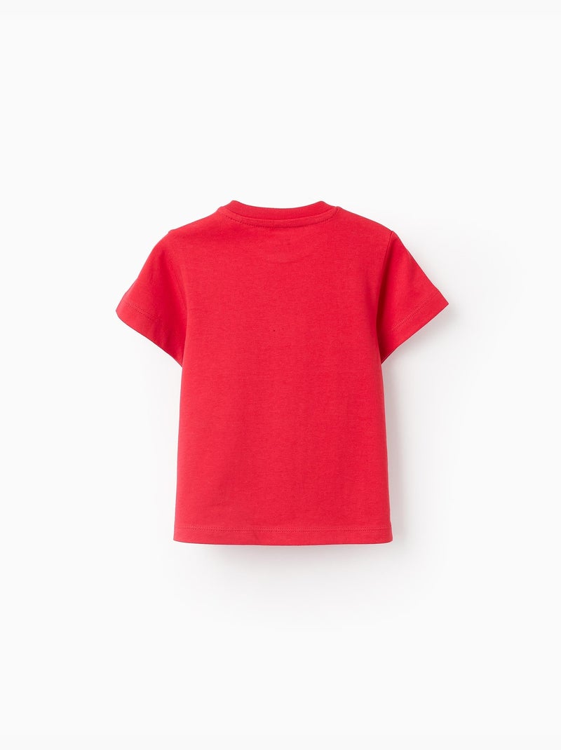 Confezione da 2 T-shirt in cotone semplice Rosso - Kiabi
