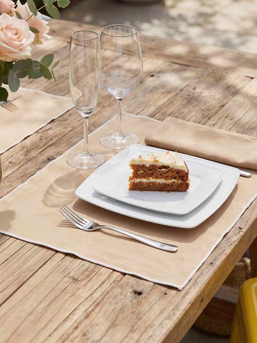 Confezione da 2 tovagliette/tovaglioli tinta unita 2 in 1 32x40 cm - Kiabi Home - Kiabi Confezione da 2 tovagliette/tovaglioli tinta unita 2 in 1 32x40 cm - Kiabi Home - Kiabi