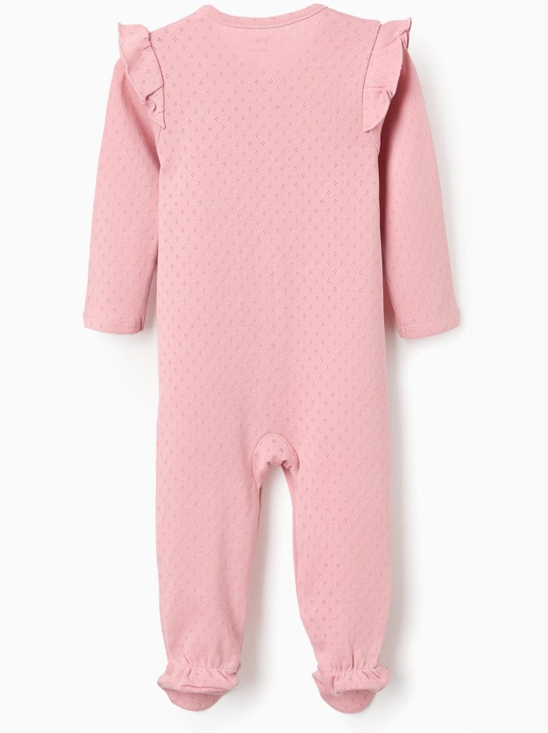 Confezione da 2 Tutina in cotone Bianco Rosa - Kiabi