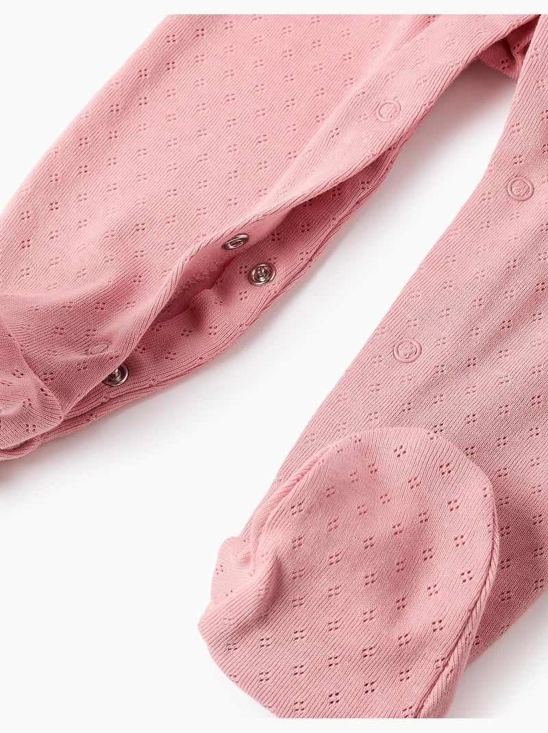 Confezione da 2 Tutina in cotone Bianco Rosa - Kiabi