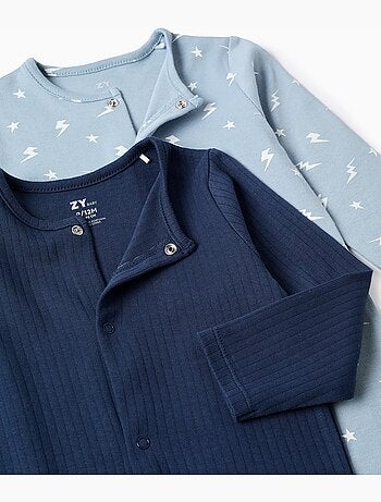 Confezione da 2 tutine in cotone a costine/stampate