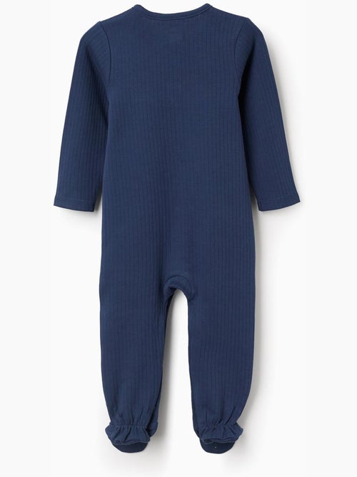 Confezione da 2 tutine in cotone a costine/stampate - Kiabi