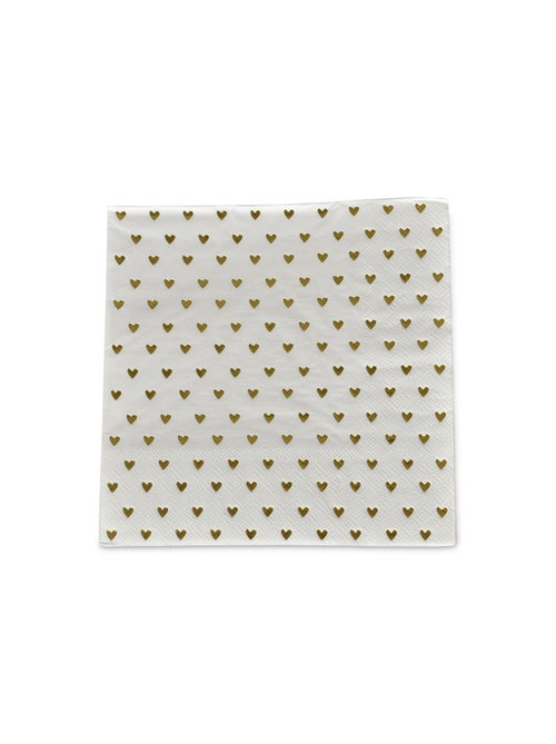 Confezione da 20 tovaglioli di carta a forma di cuore - Kiabi