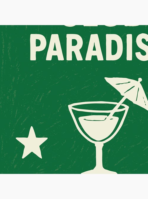 Confezione da 20 tovaglioli di carta Club Paradiso - Kiabi Confezione da 20 tovaglioli di carta Club Paradiso - Kiabi