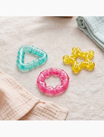 Confezione da 3 anelli per dentizione rinfrescanti | Bo Jungle