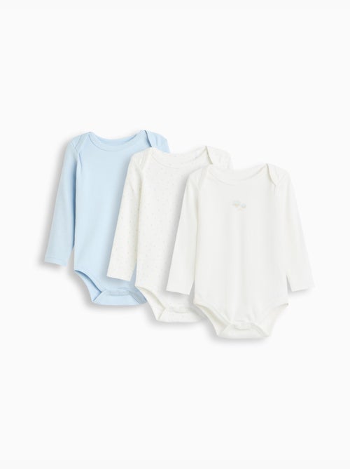 Confezione da 3 body a maniche lunghe, mo fashion - Kiabi