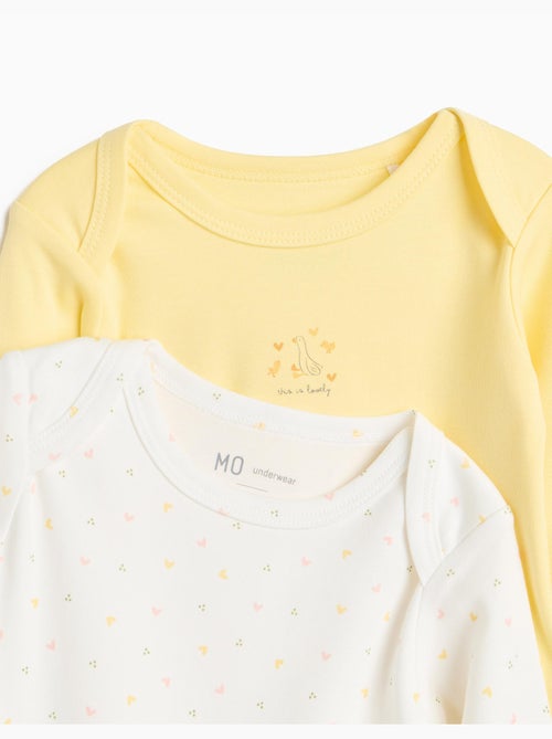 Confezione da 3 body a maniche lunghe, mo fashion - Kiabi