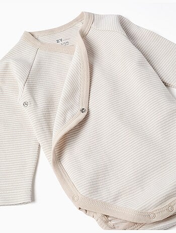Confezione da 3 body a portafoglio in cotone